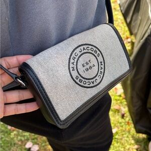 Marc Jacobs Black and White Belt Bag